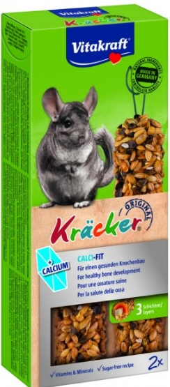 Крекер для шиншил Vitakraft Kracker з кальцієм 2 шт.