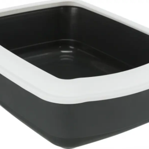 Туалет для кішок з рамкою Trixie Classic Litter Tray TX-40184 37x15x47 см Темно-сірий