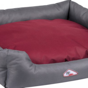 Лежак для собак і котів "Pet Fashion" "BOSPHORUS" 2 (82 х 65 х 18 см) Сіро-малиновий