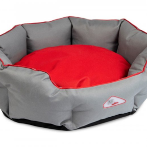 Лежак для собак і котів Pet Fashion "BOSPHORUS" 3 (95 х 78 х 24 см) Червоно-сірий