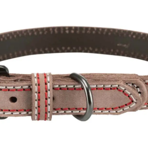 Нашийник шкіряний Trixie "Native" M: 36-43 см / 20 мм (капучино)