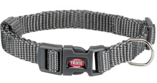 Нашийник Trixie нейлоновий "Premium" M-L 35-55 см / 20 мм (графіт)