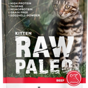 Вологий корм для кошенят Vet Expert Raw Paleo Kitten Beef з яловичиною, 100 г