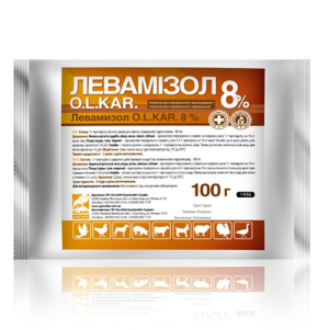 Левамізол 8% порошок 100 г