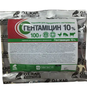Гентаміцин порошок 10% 100 г O.L.KAR
