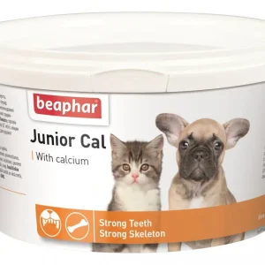 Вітаміни Beaphar Junior Cal (Юніор Каль) харчова добавка для цуценят та кошенят 200 г 10321