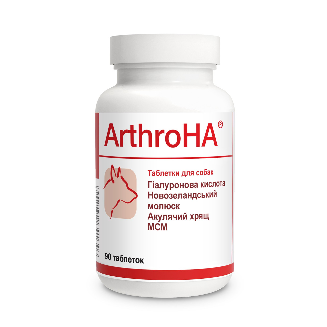 Вітамінно-мінеральна добавка для собак Дольфос АртроНА (ArthroHA) 90 таблеток (хондропротектор) (термін придатності до 05,2027р)