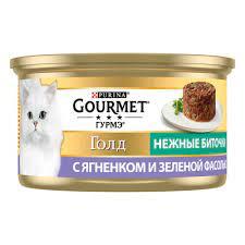 Gourmet Gold Ніжні биточки з ягнятком та зеленими бобами 85 г