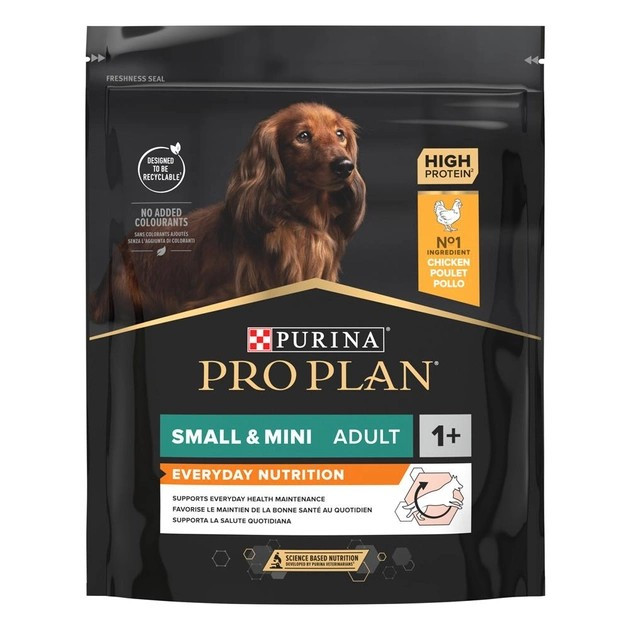 Сухий корм для дорослих собак дрібних порід з куркою Pro Plan Adult Small & Mini 700 г