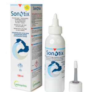 Сонотікс (Sonotix) розчин для промивання вух кішок і собак 120 мл VETOQUINOL
