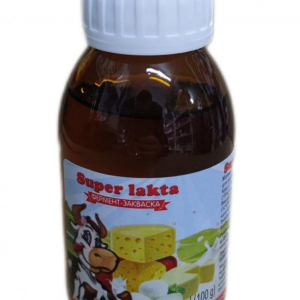 Рідкий молокозгортаючий фермент Super Lacta (90 мл), для всіх сортів сиру
