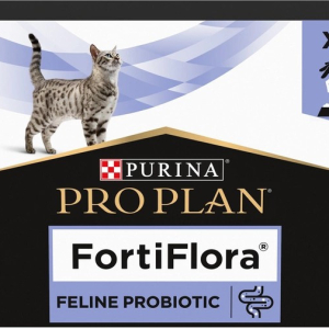 Додатковий корм для дорослих кішок і кошенят Purina Pro Plan FortiFlora Feline Probiotic 7 шт по 1 г