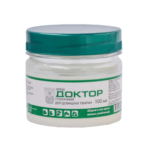 Крем Доктор гігієнічний для домашніх тварин (банка 100 мл), Продукт