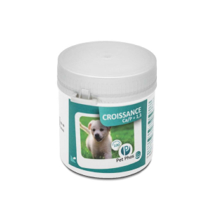 Ceva Pet Phos Croissance Ca/P=1.3 Growth Dog вітаміни для собак яких годують звичайними промисловими кормами, 100 табл.