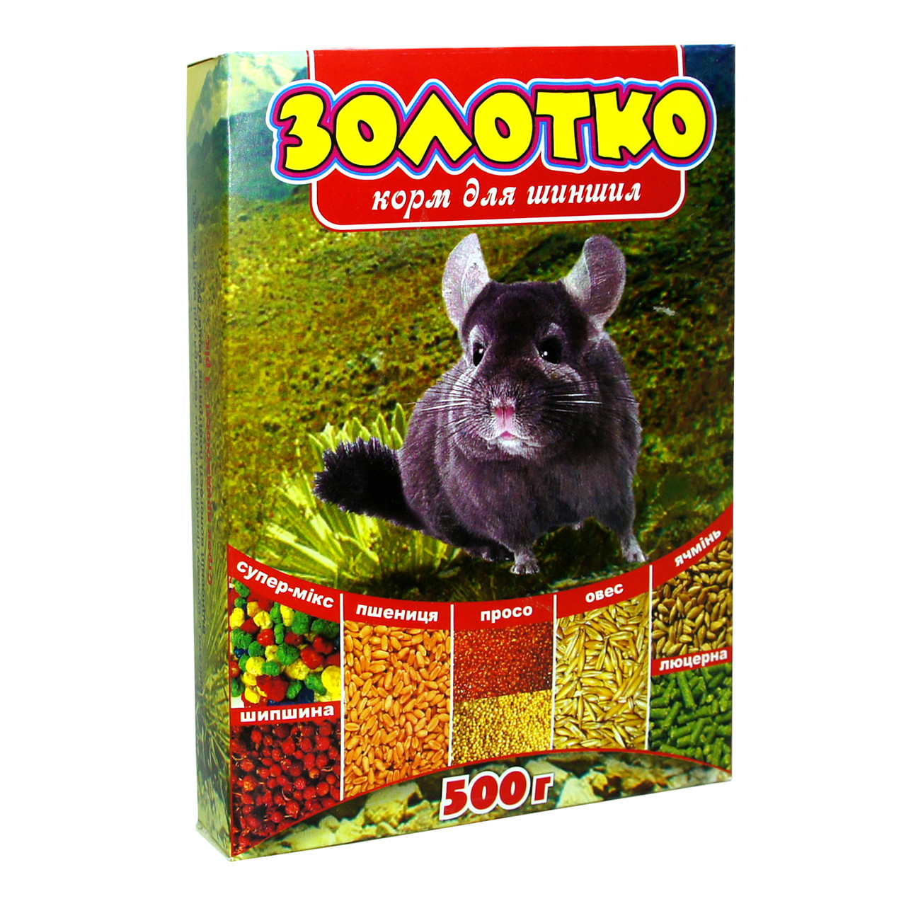 Корм Золотко для шиншил 500 г, Круг