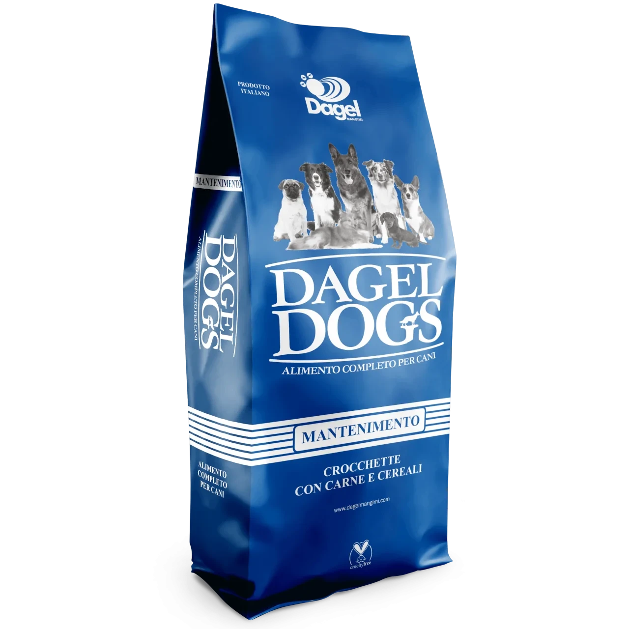Корм сухий Dagel Dogs Mantenimento для дорослих собак усіх порід із звичайною фізичною активністю, 20 кг