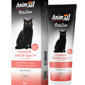 Фітопаста AnimAll VetLine Senior Age 7+ для котів віком від 7 років, 100 г
