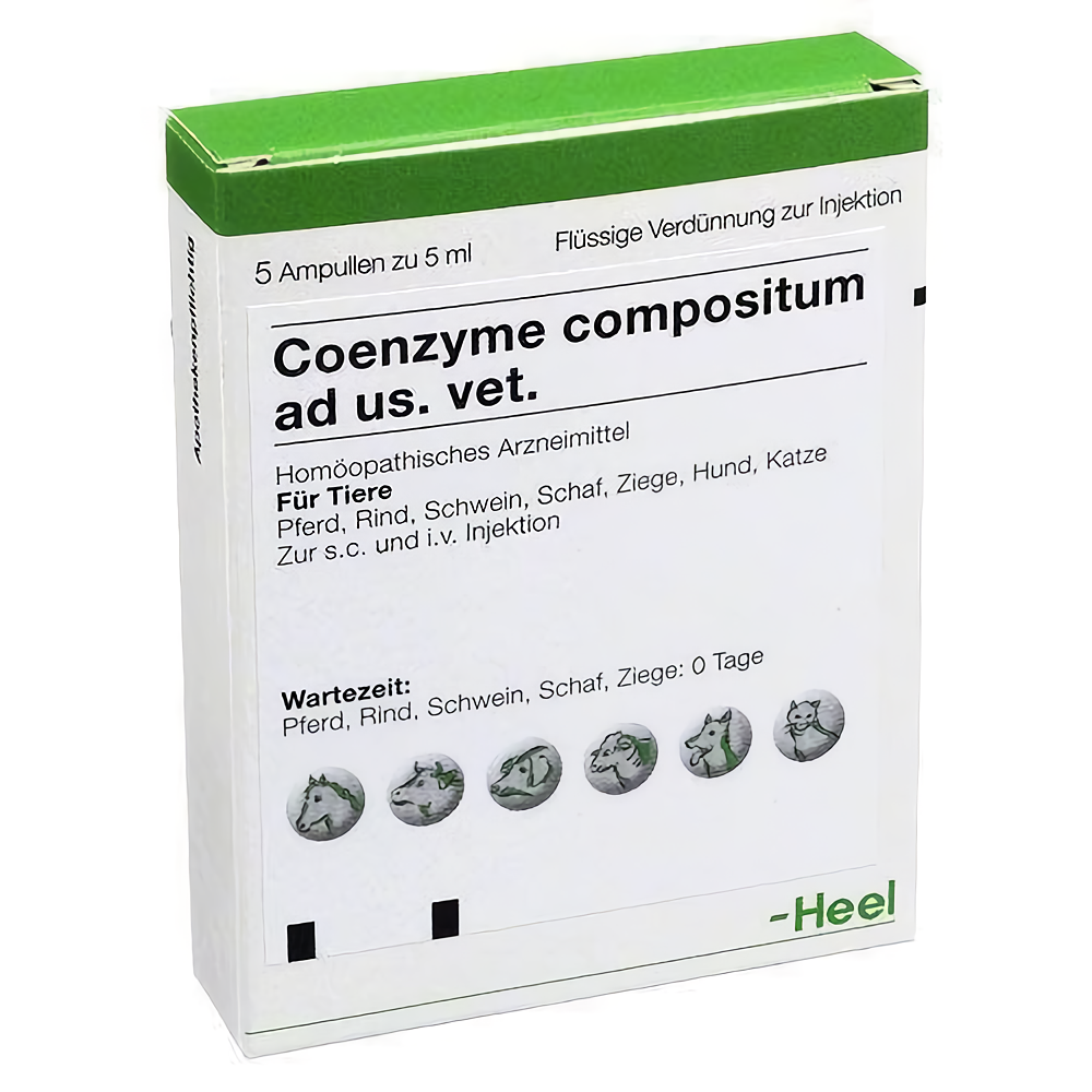 Coenzyme compositum (Коензим композитум) ветеринарний 5 мл №5, Heel