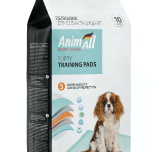 Пелюшки AnimAll Puppy Training Pads для собак і цуценят 60 х 90 см, 10 шт