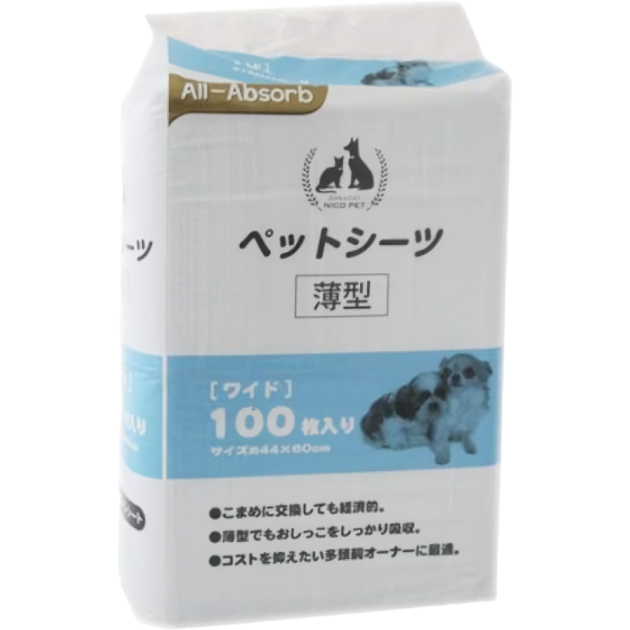 Пелюшки для собак All Absorb Basic JAPAN Style 60 х 44 см, 100 шт.