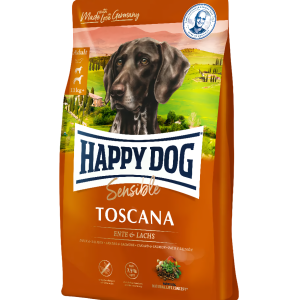 Happy Dog Toscana сухий корм для кастрованих собак та собак з надмірною вагою (качка, лосось), 12,5 кг