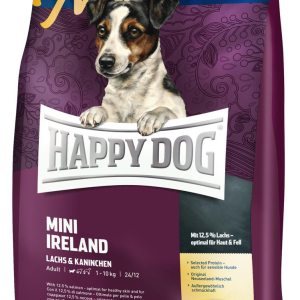 Happy Dog Mini Irland корм для собак дрібних порід з лососем і кроликом 10 кг