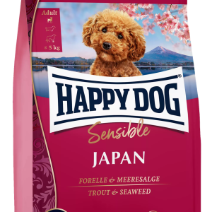 Повнорационный корм Happy Dog Mini XS Japan для дрібних та дуже дрібних порід собак (курка/форель) 1.3 кг