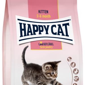 Сухий корм Happy Cat Kitten Geflugel для кошенят з 5 тижнів до 6 місяців (птах), 1.3 кг
