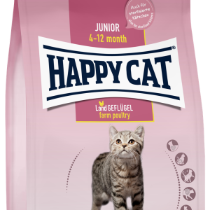 Сухий корм Happy Cat Junior Land Geflugel для кошенят з 4 по 12 місяць (птиця), 1.3 кг