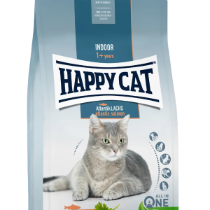 Happy Cat Indoor Atlantik Lachs сухий корм для дорослих котів, що живуть у приміщенні, 4 кг