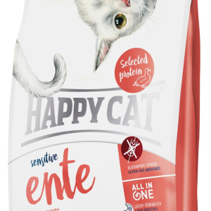 Сухий корм Happy Cat Sensitive Ente для кішок з чутливим травленням з качкою, 1.4 кг