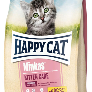 Сухий корм Happy Cat Minkas Kitten Care для кошенят з 4 тижнів до 6 місяців з птицею, 10 кг