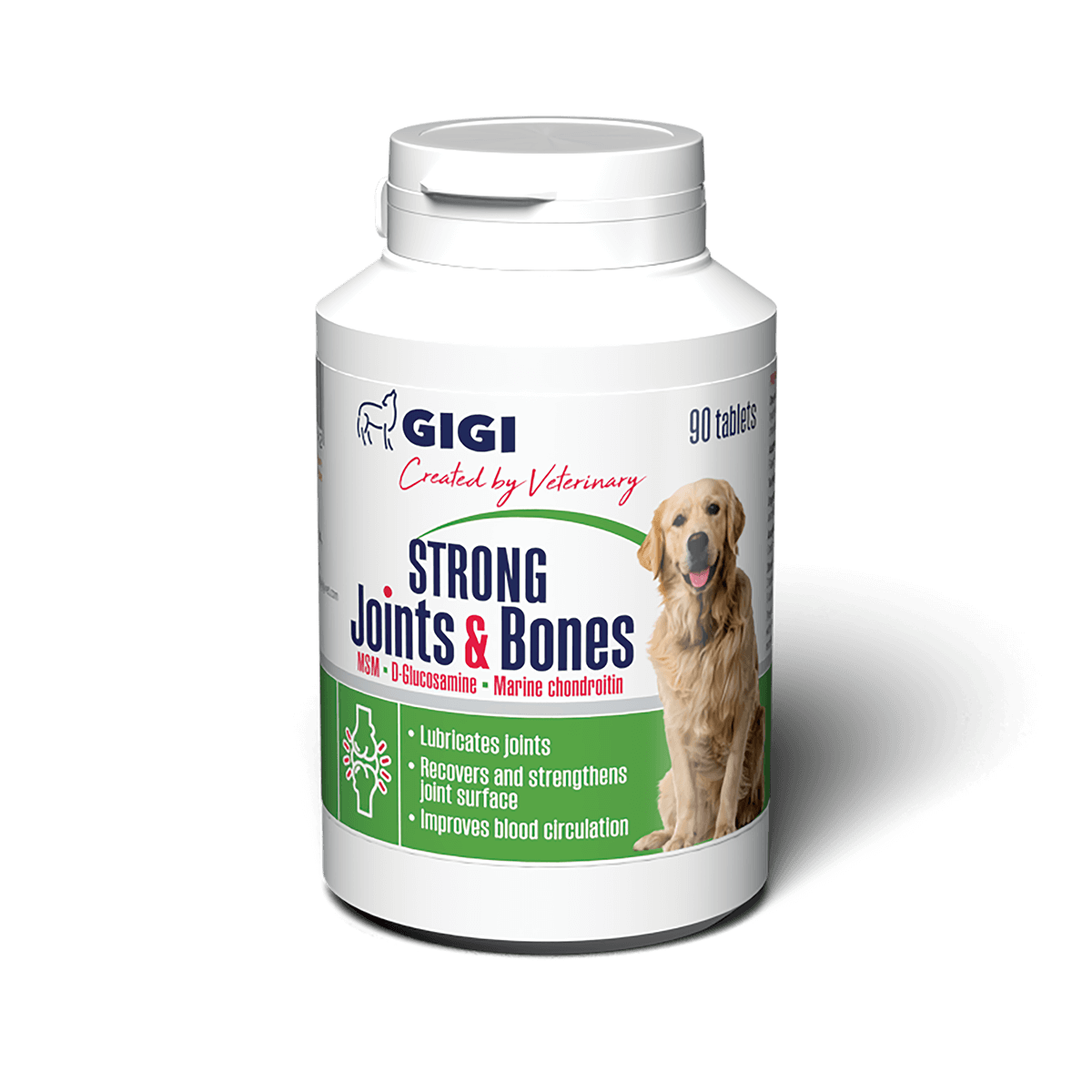 Вітаміни GIGI Strong Joints & Bones для лікування суглобів і кісток №90 таблеток
