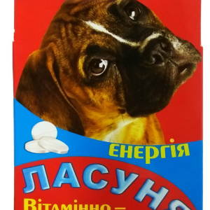 "Ласуня Енергія" - вітамінно-мінеральна добавка для собак (100 табл.), Норіс