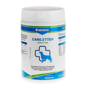 Вітамінно-мінеральний комплекс Canina Caniletten для собак, 1000 г / 500 таблеток