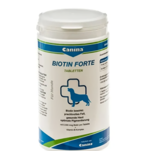 Добавка Canina Biotin Forte для шкіри та вовни собак, 60 таблеток (200 г)