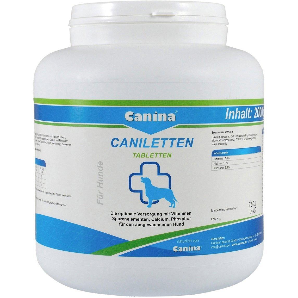 Вітамінно-мінеральний комплекс Canina Caniletten для собак, 1000 таблеток (2000 г)