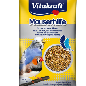 Вітаміни Vitakraft "Mauserhilfe" для хвилястих папуг та екзотичних птахів (під час линьки), насіння 20 г