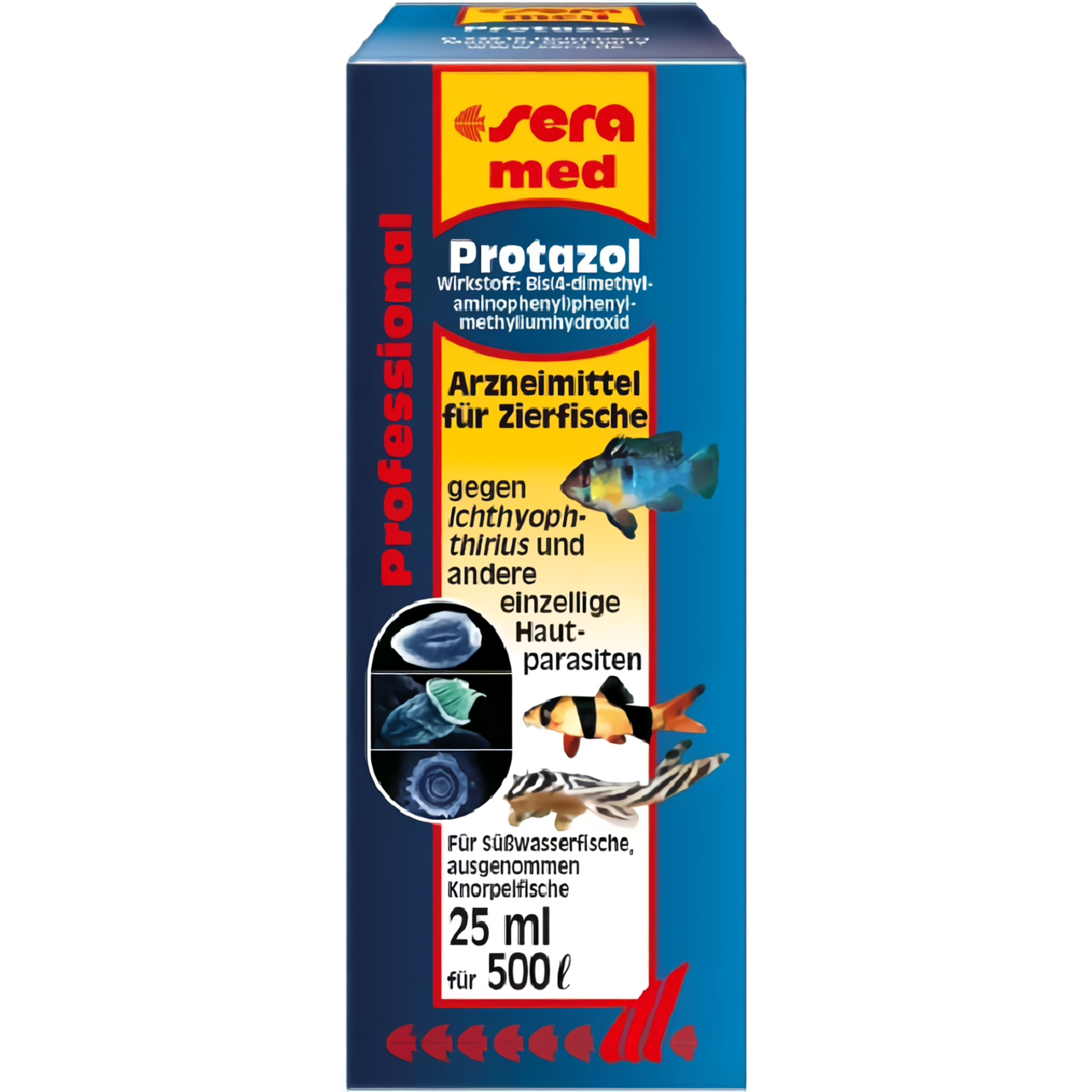 Sera (Сера) med Professional Protazol - Кондиціонер для води Протацоль проти одноклітинних шкірних паразитів