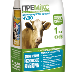 Чудо премікс для молодняку ВРХ на відгодівлі, 1 кг O.L.KAR.