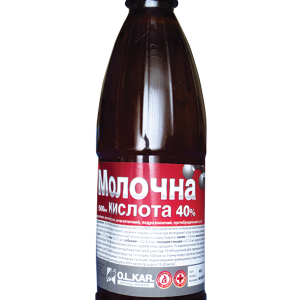 Кислота молочна флакон 40% флакон 500 мл O.L.KAR