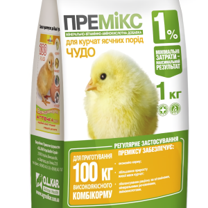 Премікс Чудо 1% для курчат, 1 кг O.L.KAR.