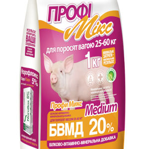 БВМД ПрофиМикс медіум 20% (для поросят 25-60 кг), 1 кг O.L.KAR.