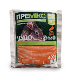 Премікс Чудо для кролів і нутрій, 400 г O.L.KAR.