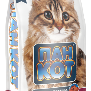 Корм для кішок Пан Кіт сухий з яловичиною, 400 г