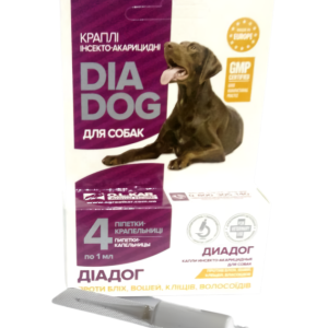 Краплі DIADOG (Діадог) для собак інсектоакарацидні №4 O.L.KAR.