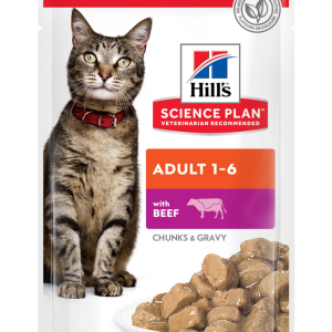 Павуч Hills Хіллс Science Plan Adult (яловичина) вологий корм для дорослих кішок 85 г
