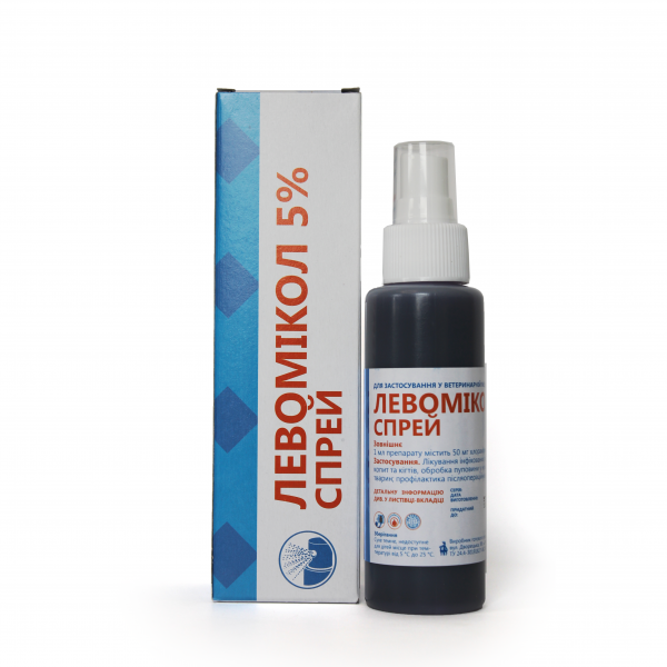 Левомікол 5% спрей 100 мл Фарматон (лікування ран)