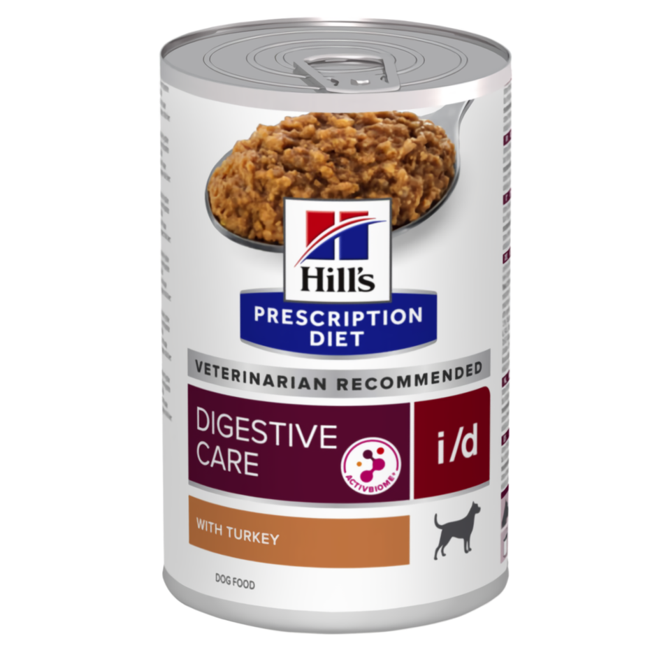 Хіллс Hill’s PRESCRIPTION DIET i/d Digestive Care Вологий корм для собак догляд за травленням, з індичкою (консерва), 360 г