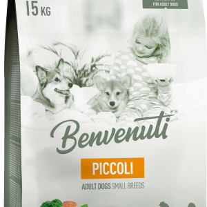 Сухий корм для дорослих собак малих порід Бенвенуті Benvenuti Piccoli з куркою 15 кг